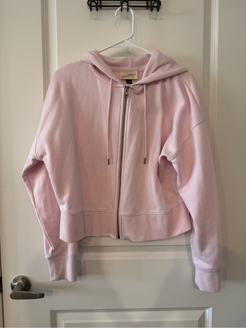 Universal Thread Pale Pink Hooded Zip Jacket